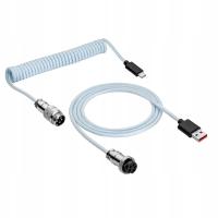 Kabel spiralny Aviator Coiled Cable USB-C / USB-A Akyga do klawiatury 3m