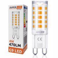 Żarówka LED G9 4W =50W 470lm 230V SMD ciepła SuperLED