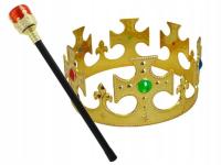 Strój Króla korona berło na Jasełka - najtaniej!