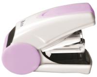 Mini zszywacz biało-fioletowy Tetis