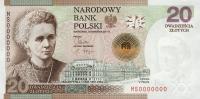 Maria Skłodowska Curie Banknot kolekcjonerski NBP