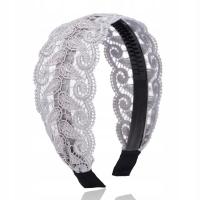 Korean New Vintage Lace Flower Hair Hoop Sweet Headband Temperament Wide