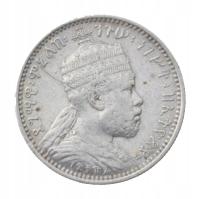 [M20273] Etiopia 1/4 birr 1895-1903