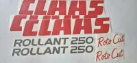 Naklejki na prasę CLAAS ROLLAND 250 Roto Cut