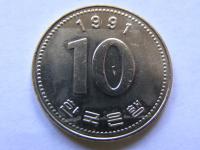 KOREA POŁUDNIOWA 10 WON 1991 ROK !!!!!!!!!!!! 1894