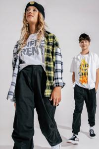 Koszula dziewczęca w kolorową kratę zapinana na guziki, REPORTER