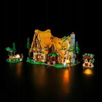 Oświetlenie LED do Lego Disney Chatka Królewny Śnieżki 43242