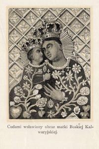 Walery Eljasz: Kalwaria Zebrzydowska. Cudowny obraz, drzeworyt 1883