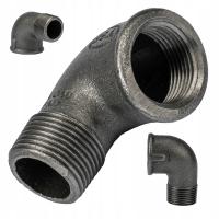 KOLANO KOLANKO NYPLOWE STAL CZARNA FI 1