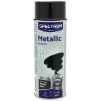 Farba w sprayu Spectrum czarny metalik 400 ml