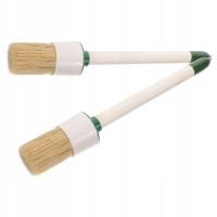 ZESTAW 2 SZCZOTEK DO DETAILINGU SAMOCHODU, UNIWERSALNE, DO CZYSZCZENIA WNĘTRZA I ZEWNĄTRZ