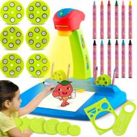 PROJEKTOR RZUTNIK DO NAUKI RYSOWANIA ZE SLAJDAMI DLA DZIECI PREZENT 3 4 5 6