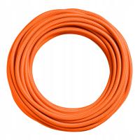 Przewód w oplocie kabel 3x0,75 POMARAŃCZOWY 1m