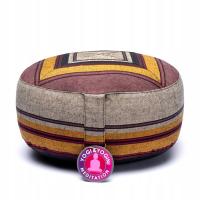 Wielokolorowa poduszka do medytacji z bawełny - komfort i styl