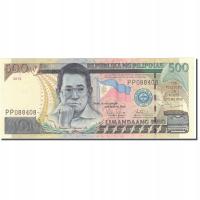 Banknot, Filipiny, 500 Piso, 2012, 2012, KM:214b,