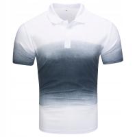 T276 R. XL мужская рубашка поло гладкая половина