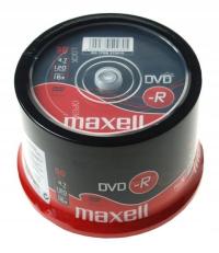 DVD Maxell DVD-R 4,7 ГБ 50 шт.