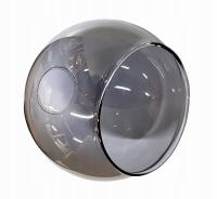 Стеклянный абажур для E27 дымовой шар серый