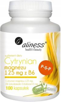 Цитрат магния и витамин B6 P-5-P Aliness 100kaps. Мышечные спазмы мозг