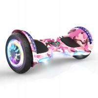 DESKOROLKA ELEKTRYCZNA HOVERBOARD DESKA DUŻE KOŁA 10” RGB LED BLUETOOTH