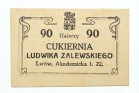 Львовская кондитерская Людвика Залевского, 90 галер 1918