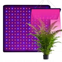 Lampa do wzrostu UV roślin wisząca uprawa roślin PANEL linki 225 LED SLIM