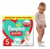 PAMPERS PANTS 5 (12-17kg) pielucha PIELUCHOMAJTKI 152 sztuk