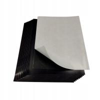 Магнитная пленка 0,7 мм самоклеящаяся, магнит с клеем-лист А4-10шт.