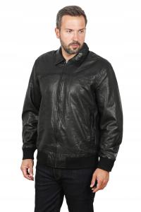 Kurtka skórzana męska - BIG SIZE - DAVID RYAN, Roger , 2XL