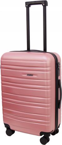 WALIZKA ŚREDNIA NA KÓŁKACH PODRÓŻNA XL GRAVITT 8844 POLIWĘGLAN TWARDA TORBA