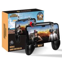 Black PUBG Mobile Gamepad Phone Game Joystick Metal L1 R1 Trigger S Console