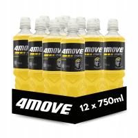 4MOVE Napój izotoniczny niegazowany o smaku cytrynowym 750 ml x 12 sztuk