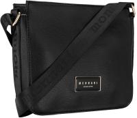 Женская черная сумка-мессенджер Monnari Classic с регулируемым ремешком