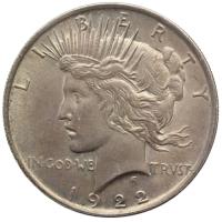 PEACE DOLLAR USA 1922 LIBERTY EAGLE SUPER STAN!