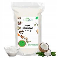 Кокосовая мука 1 кг мелко измельченная для приготовления выпечки нежная пушистая