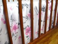 Prześcieradło z falbanką , Falbanka maskująca do łóżeczka 120x60