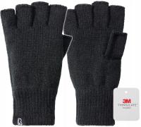 RĘKAWICZKI ZIMOWE Bez Palców MEMBRANA 3M THINSULATE BRANDIT CZARNE L