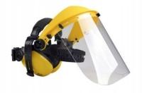 ЗАЩИТНЫЙ КОЗЫРЕК ДЛЯ ЛИЦА, ЗАЩИТА ДЛЯ УШЕЙ ИЗ ПВХ