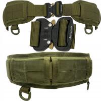 БОЕВОЙ ТАКТИЧЕСКИЙ РЕМЕНЬ ДЛЯ СТРЕЛЬБЫ ВОЕННЫЙ MOLLE JB3 РЕМЕНЬ ЗЕЛЕНЫЙ ПРЕМИУМ