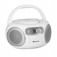 Проигрыватель компакт-дисков Boombox auna Haddaway Silver