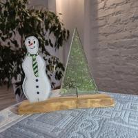 Bałwanek z choinką DFS ozdoba świąteczna stojąca