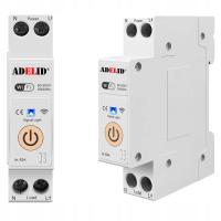 TUYA SMART PRZEKAŹNIK STEROWNIK WŁĄCZNIK WIFI MODUŁOWY NA SZYNĘ DIN 63A 1P