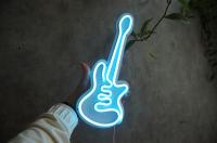 neon LED na ścianę + kontroler Gitara Rockowa 29x12cm *Produkt Polski*