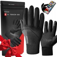 Weisner GO | Rękawiczki męskie zimowe antypoślizgowe dotykowe telefonu