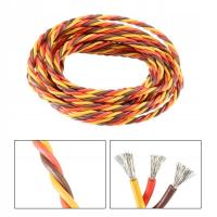 Przewód Serwa Trójżyłowy 0,30 mm2 – Skręcany Kabel Wielożyłowy – 60 Żył