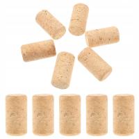 20 Sztuk Khaki Korki Do Butelek Wina Z Drewna Wielokrotnego Użytku Szczelne Korki