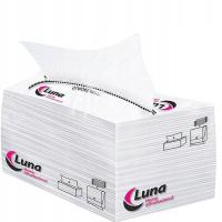 Ręcznik pap. ZZ LUNA Box 2w. biały celuloza 150szt (wyciągane chusteczki)