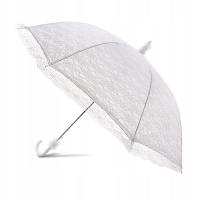 Эмили белый кружевной белый свадебный зонтик