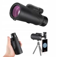 Monokular Luneta K&F ZOOM 8x 42mm BaK4 IP65 + Etui Statyw Uchwyt na Telefon
