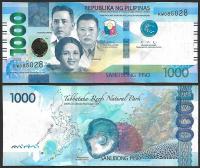 * FILIPINY 1000 piso 2020 P-228 ** stan UNC **